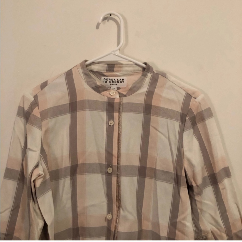 Derek Lam Plaid Shirt XS - Picture 3 of 5